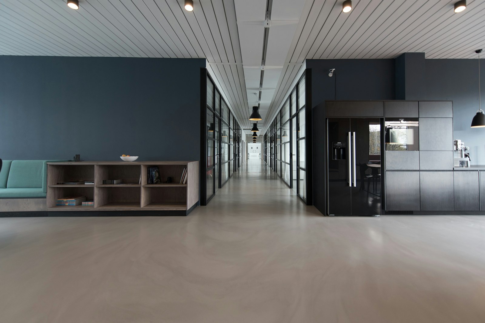 Quiet professional office interior
